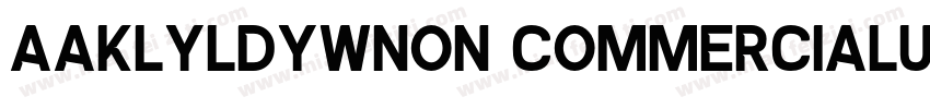 AaKLYLDYWNon CommercialUse字体转换